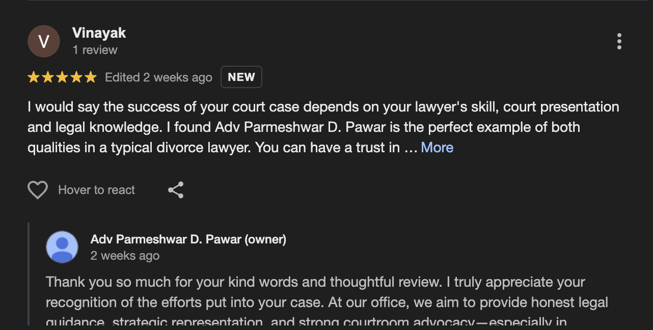 Adv-Parmeshwar-D-Pawar-client-testimonials