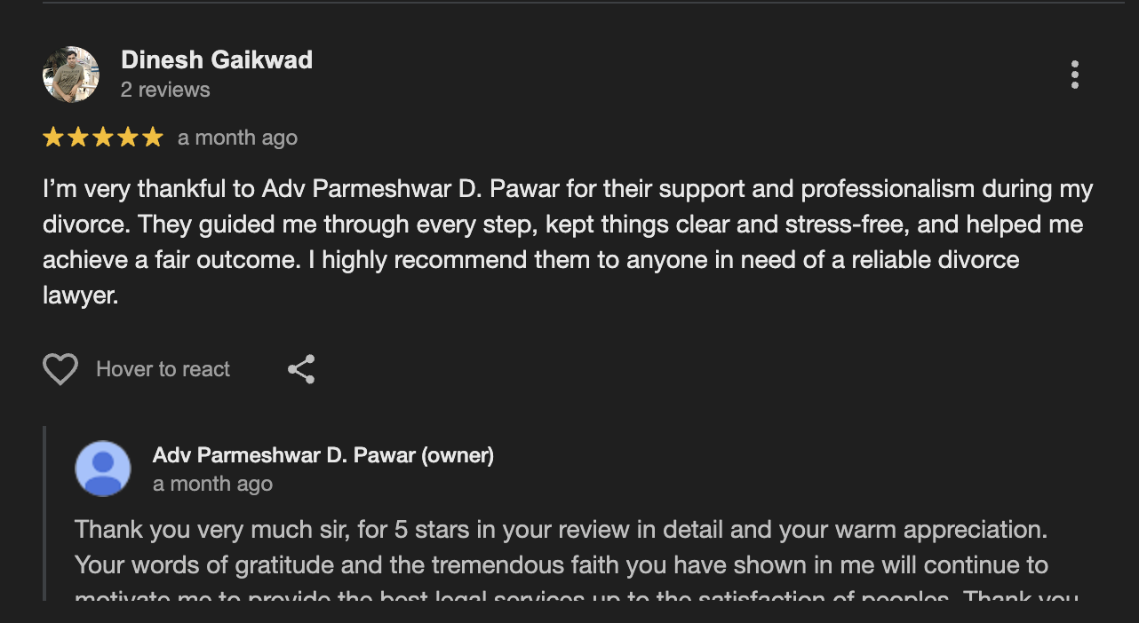 Adv-Parmeshwar-D-Pawar-client-testimonials